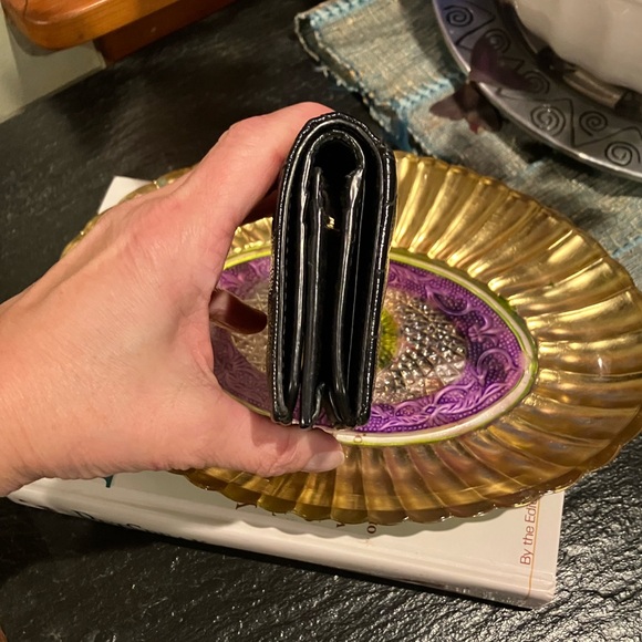 Traded NFS YSL Black Maltese Leather Compact Wallet - Picture 3 of 15